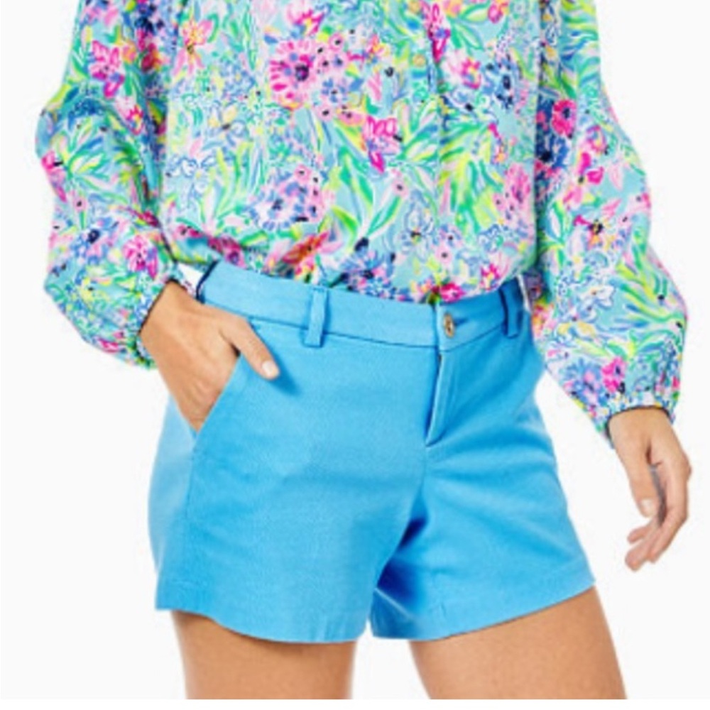 Lilly Pulitzer Blue Callahan Shorts